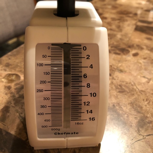 CHEFMATE, 16oz/ 500g plastic food scale. NWOT - Picture 3 of 4